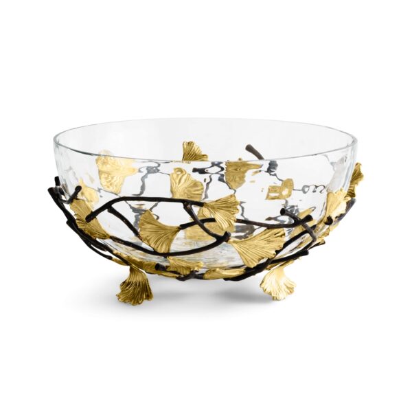 Bol en verre moyen Golden Ginkgo