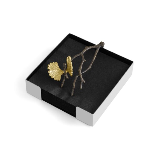 Porte-serviettes papillon ginkgo