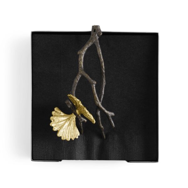 Porte-serviettes papillon ginkgo – Image 3