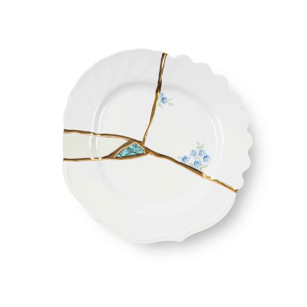 Assiette à dessert Kintsugi