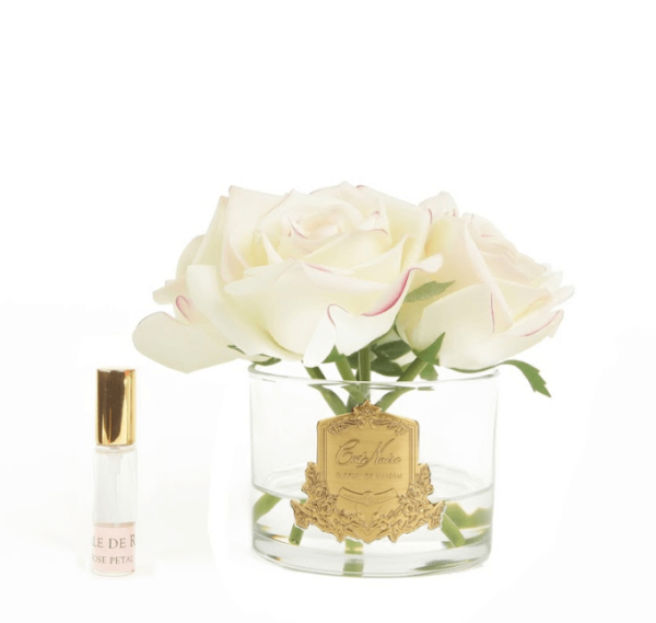 Cote Noire Parfumé Natural Touch 5 Roses - Transparent - Pink Blush - Coffret Rose