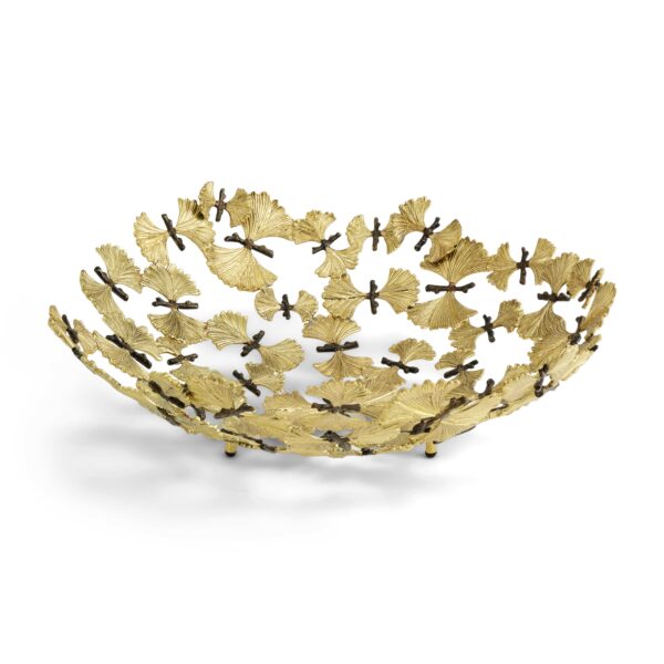 Bol central en ginkgo papillon