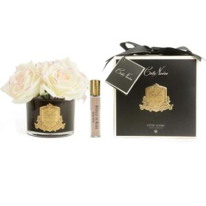 Cote Noire Parfumé Natural Touch 5 Roses - Noir - Rose Blush