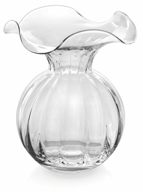 Vase optique transparent Primula 18 cm