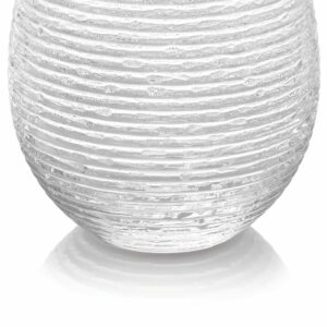 Ensemble multicolore de 6 verres transparents