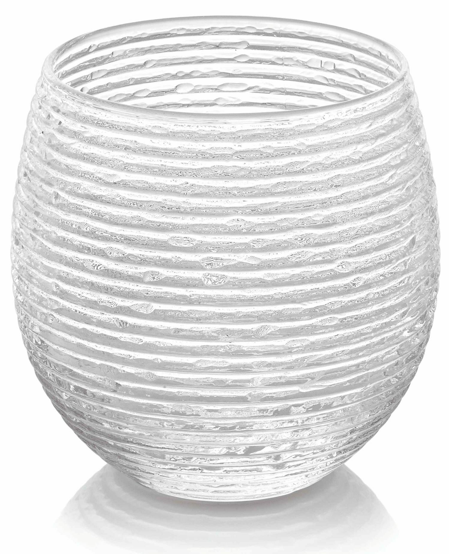 Ensemble multicolore de 6 verres transparents