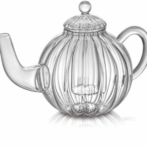 Théière Sahara avec couvercle et filtre en verre borosilicaté