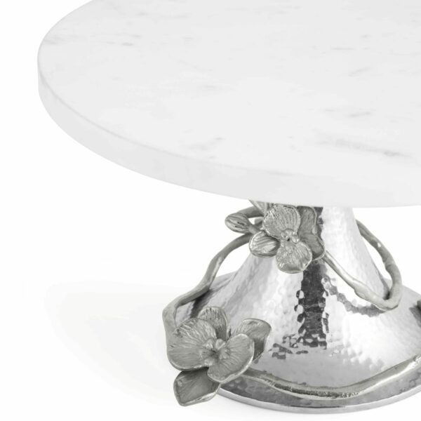 Présentoir à gâteaux Orchidée blanche – Image 3