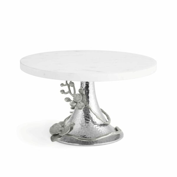 Présentoir à gâteaux Orchidée blanche
