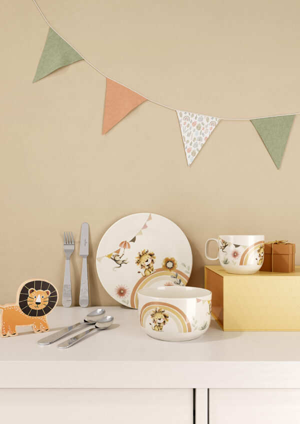 Boho Kids Set de vaisselle pour enfant 7 pcs Lion – Image 2