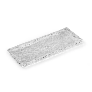 Plateau rectangulaire transparent 31 × 12,5 cm