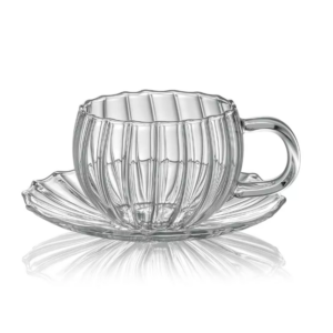 Service à café – 2 tasses avec soucoupes