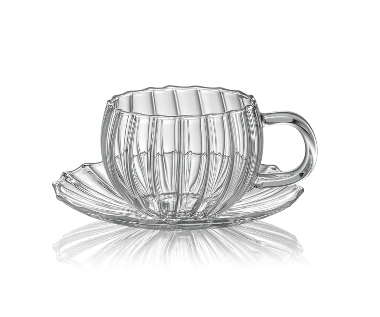 Service à café – 2 tasses avec soucoupes