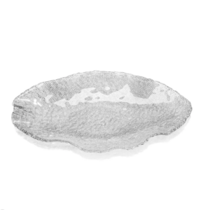 Centre de table ovale transparent 50 × 29 cm