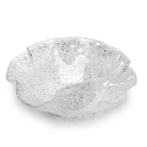 Coupe transparente festonnée Ø 33 cm