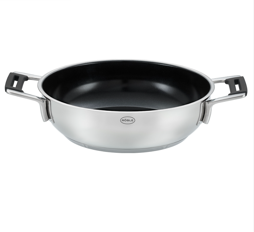 Poêle de service inox Ø 28 cm céramique