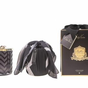 Bougie parfumée – Verre décoratif Noir – Reine de la Nuit