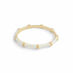Bracelet articulé en bambou émaillé